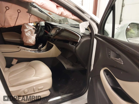 2019 Buick Envision Essence with VIN LRBFXCSA1KD033015, listed as a IAAI auction lot 41889135 with 43,417 mi miles and . Bid and sale history available at carsss.com. Image 5.