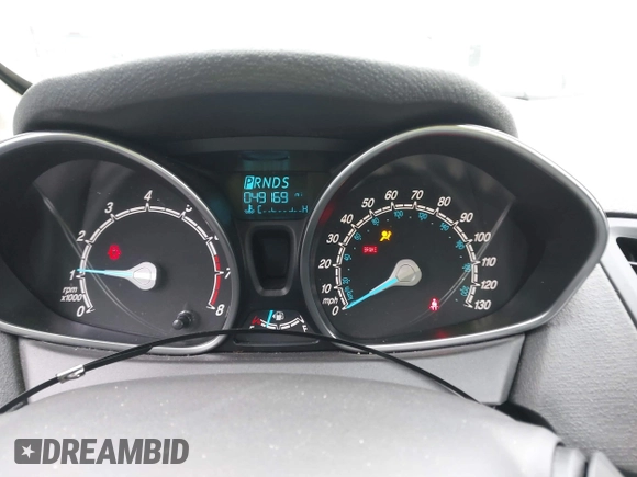 2017 Ford Fiesta SE with VIN 3FADP4BJ1HM163720, listed as a IAAI auction lot 41758353 with 49,169 mi miles. Bid and sale history available at carsss.com. Image 7.