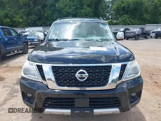 2017 Nissan Armada Platinum with VIN JN8AY2NF4H9303610, listed as a IAAI auction lot 42627619 with 122,727 mi miles and . Bid and sale history available at DreamBid. Image 12.