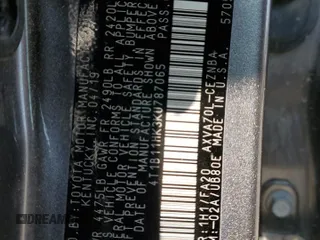 2019 Toyota Camry LE with VIN 4T1B11HK3KU787065, listed as a Copart auction lot 48638235 with 66,818 mi miles and Salvage Title. Bid and sale history available at carsss.com. Image 14.