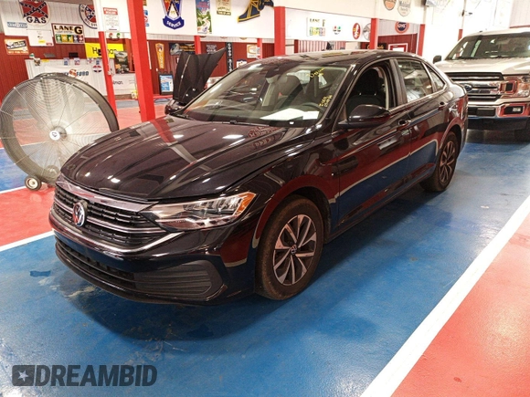2024 Volkswagen Jetta S z VIN 3VW5M7BU1RM076143, wystawiony jako IAAI lot #42786512 z przebiegiem 30 201 mil mil oraz . Historia ofert i sprzedaży dostępna na DreamBid. Obrazek 34.