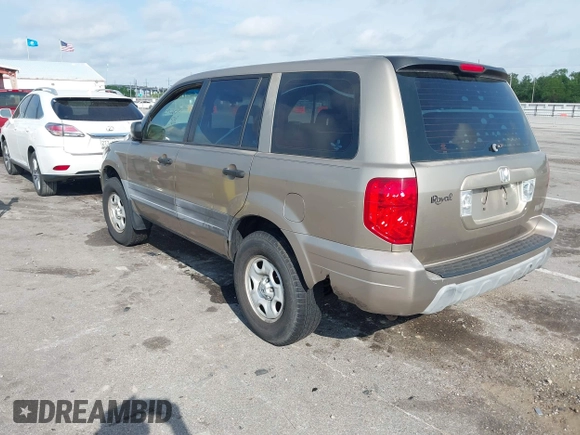 2005 Honda Pilot LX z VIN 2HKYF18125H532381, wystawiony jako IAAI lot #42054852 z przebiegiem 236 410 mil mil oraz . Historia ofert i sprzedaży dostępna na DreamBid. Obrazek 3.