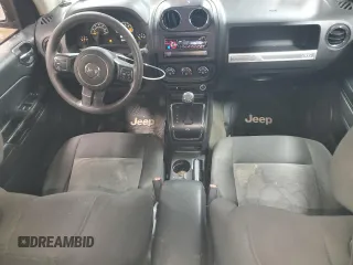 2016 Jeep Compass Sport with VIN 1C4NJDBBXGD549443, listed as a Copart auction lot 52427145 with 90,904 mi miles and Salvage Title. Bid and sale history available at carsss.com. Image 8.