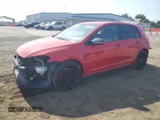 2016 Volkswagen Golf GTI S with VIN 3VW4T7AU5GM027573, listed as a Copart auction lot 64107854 with 103,856 mi miles and Salvage Title. Bid and sale history available at carsss.com. Image 1.