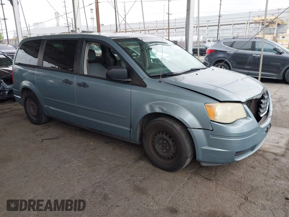 2008 Chrysler Town & Country LX with VIN 2A8HR44H38R831695, listed as a IAAI auction lot 42096656 with 254,424 mi miles and . Bid and sale history available at carsss.com. Image 1.