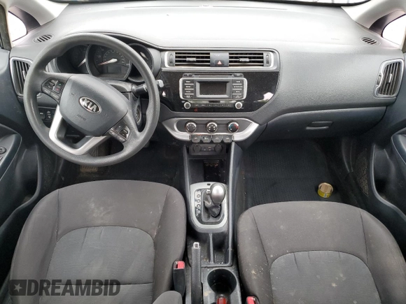 2016 Kia Rio LX with VIN KNADM4A36G6575777, listed as a Copart auction lot 55634255 with Not Provided miles and Clean Title. Bid and sale history available at DreamBid. Image 8.