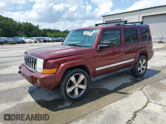 2007 Jeep Commander Sport z VIN 1J8HG48K27C527423, wystawiony jako Copart lot #63448765 z przebiegiem 212 856 mil mil oraz Szkoda całkowita • Salvage title. Historia ofert i sprzedaży dostępna na DreamBid. Obrazek 1.