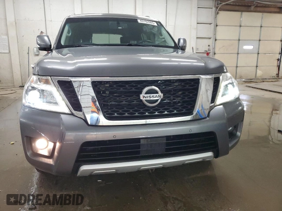 2018 Nissan Armada SL z VIN JN8AY2ND3JX002682, wystawiony jako Copart lot #49782005 z przebiegiem 93 655 mil mil oraz Szkoda całkowita • Salvage title. Historia ofert i sprzedaży dostępna na DreamBid. Obrazek 5.