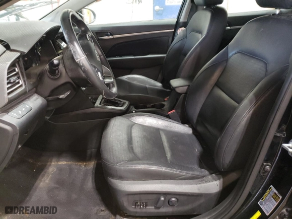 2019 Hyundai Elantra SEL with VIN 5NPD84LF1KH465863, listed as a Copart auction lot 48281685 with 52,907 mi miles and Salvage Title. Bid and sale history available at carsss.com. Image 7.