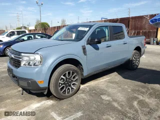 2024 Ford Maverick LARIAT with VIN 3FTTW8M38RRA42623, listed as a Copart auction lot 50053625 with 16,760 mi miles and Salvage Title. Bid and sale history available at carsss.com. Image 1.