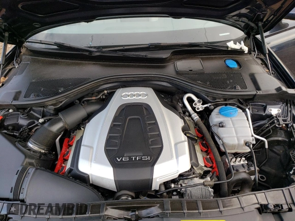 2016 Audi A6 3.0T Premium Plus with VIN WAUFGAFCXGN160524, listed as a Copart auction lot 40985503 with 47,575 mi miles. Bid and sale history available at carsss.com. Image 11.