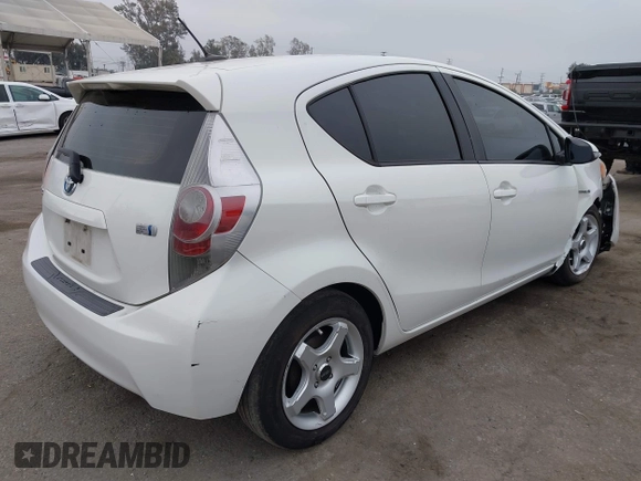 2013 Toyota Prius One with VIN JTDKDTB32D1032454, listed as a IAAI auction lot 42087724 with 202,293 mi miles and . Bid and sale history available at carsss.com. Image 4.