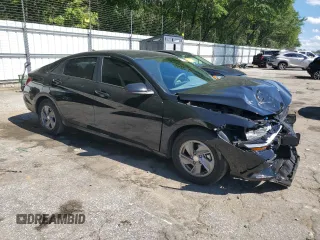 2024 Hyundai Elantra SE with VIN KMHLL4DG8RU831976, listed as a Copart auction lot 57838755 with 6,228 mi miles and Salvage title. Bid and sale history available at DreamBid. Image 4.