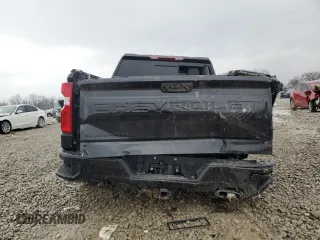 2024 Chevrolet Silverado 1500 RST with VIN 2GCUDEED5R1259289, listed as a Copart auction lot 46153015 with 8,805 mi miles and Salvage Title. Bid and sale history available at carsss.com. Image 6.