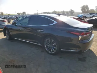 2018 Lexus LS z VIN JTHBYLFF2J5000342, wystawiony jako Copart lot #87950115 z przebiegiem 61 123 mil mil oraz Szkoda całkowita • Salvage title. Historia ofert i sprzedaży dostępna na DreamBid. Obrazek 2.