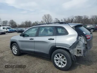 2015 Jeep Cherokee Sport with VIN 1C4PJMAB3FW615621, listed as a Copart auction lot 52330115 with 160,739 mi miles and Salvage title. Bid and sale history available at DreamBid. Image 2.
