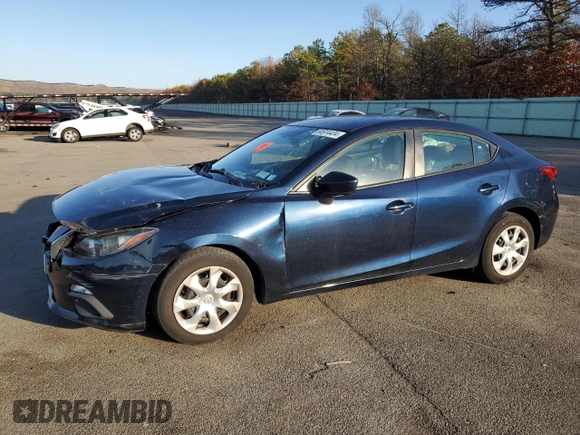 2015 Mazda 3 i Sport with VIN 3MZBM1U72FM204196, listed as a Copart auction lot 51032275 with 37,804 mi miles and Non Repairable. Bid and sale history available at carsss.com. Image 1.