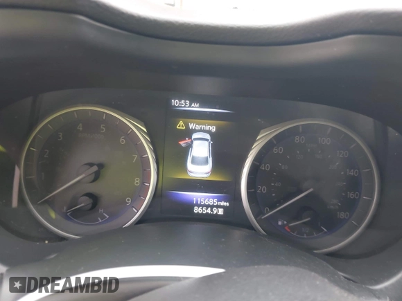 2015 Infiniti Q50 Premium with VIN JN1BV7AP7FM338434, listed as a IAAI auction lot 42158445 with 115,685 mi miles and . Bid and sale history available at DreamBid. Image 7.