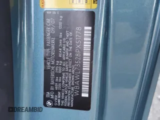 2008 BMW 3 Series 335i with VIN WBAWL73528PX51778, listed as a Copart auction lot 45417535 with 82,553 mi miles and Salvage Title. Bid and sale history available at carsss.com. Image 12.