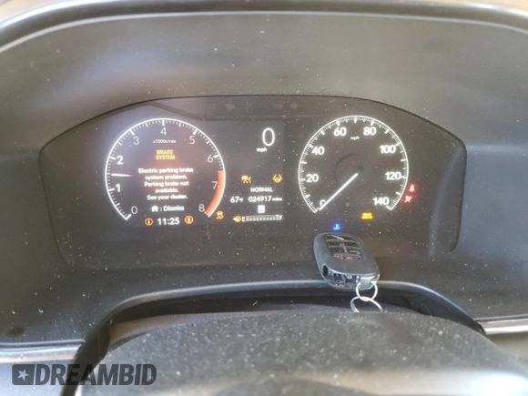 2024 Honda CR-V LX with VIN 2HKRS3H23RH304996, listed as a Copart auction lot 49822435 with 24,917 mi miles and Clean Title. Bid and sale history available at DreamBid. Image 9.