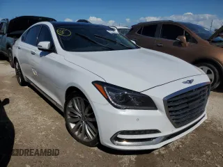 2018 Genesis G80 5.0L Ultimate with VIN KMHGN4JF5JU240578, listed as a Copart auction lot 76114604 with 0 mi miles and Non Repairable. Bid and sale history available at carsss.com. Image 4.