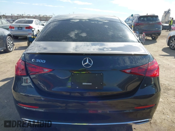 2023 Mercedes-Benz C 300 with VIN W1KAF4GB0PR115775, listed as a IAAI auction lot 41591564 with 22,332 mi miles and . Bid and sale history available at DreamBid. Image 16.