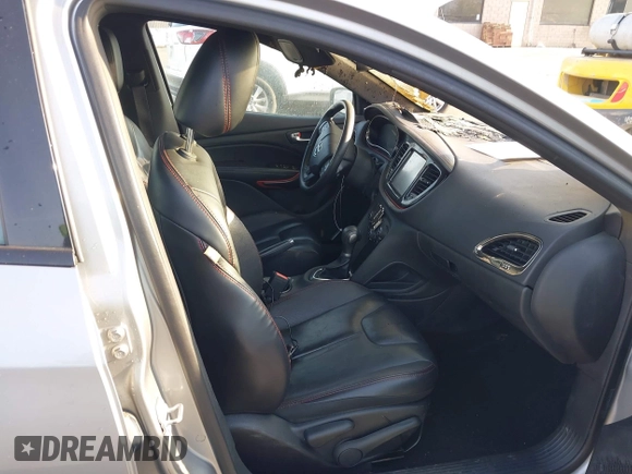 2015 Dodge Dart GT with VIN 1C3CDFEB1FD182117, listed as a IAAI auction lot 41066972 with Not Provided miles and . Bid and sale history available at carsss.com. Image 5.