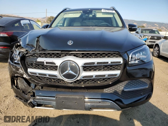 2022 Mercedes-Benz GLS 450 with VIN 4JGFF5KE5NA778063, listed as a Copart auction lot 73613114 with 15,666 mi miles and Salvage Title. Bid and sale history available at DreamBid. Image 5.