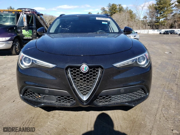 2018 Alfa Romeo Stelvio Sport with VIN ZASFAKPN4J7B87148, listed as a Copart auction lot 47447985 with 79,898 mi miles and Clean Title. Bid and sale history available at carsss.com. Image 5.