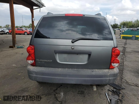 2006 Dodge Durango SXT с VIN 1D4HB38N56F163542, выставлен на аукционе Copart как лот 55670905 с пробегом 83 962 миль миль и Чистый • Clean title. История ставок и продаж доступна на DreamBid. Изображение 6.