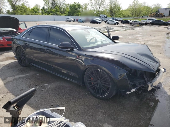 2017 Audi A8 with VIN WAU44AFD3HN015464, listed as a Copart auction lot 55099805 with 125,067 mi miles and Clean title. Bid and sale history available at DreamBid. Image 4.