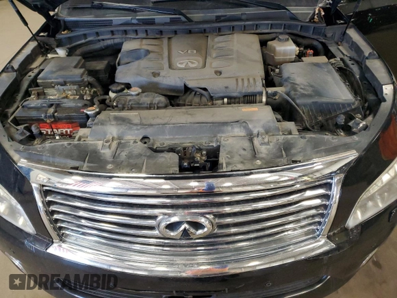 2014 Infiniti QX80 with VIN JN8AZ2NE9E9063812, listed as a Copart auction lot 49495815 with 170,290 mi miles and Salvage Title. Bid and sale history available at carsss.com. Image 14.