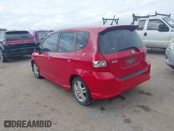 2007 Honda Fit Sport with VIN JHMGD37667S060148, listed as a IAAI auction lot 41220713 with 206,294 mi miles. Bid and sale history available at carsss.com. Image 3.