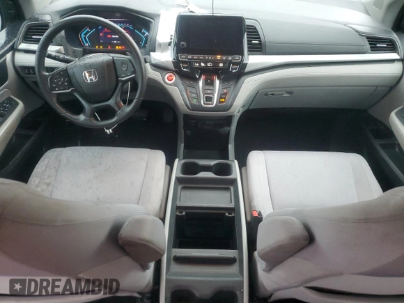 2018 Honda Odyssey EX with VIN 5FNRL6H50JB047999, listed as a Copart auction lot 57819495 with 121,295 mi miles and Salvage title. Bid and sale history available at DreamBid. Image 8.