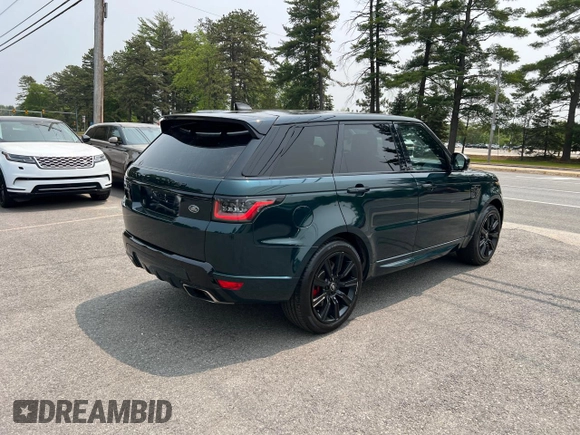 2020 Land Rover Range Rover Sport HST with VIN SALWS2RU5LA729852, listed as a Copart auction lot 59935995 with 104,182 mi miles and Clean title. Bid and sale history available at DreamBid. Image 4.