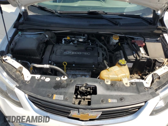 2018 Chevrolet Sonic LT with VIN 1G1JG6SH3J4108170, listed as a Copart auction lot 53712125 with 148,146 mi miles and Salvage title. Bid and sale history available at DreamBid. Image 11.