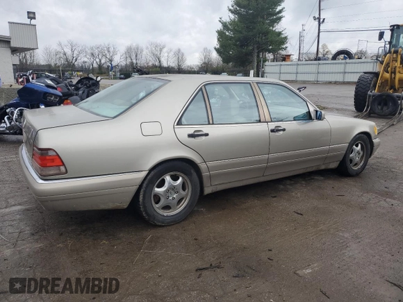 1999 Mercedes-Benz S-Class with VIN WDBGA43G6XA426256, listed as a Copart auction lot 81114194 with 135,960 mi miles and Clean Title. Bid and sale history available at carsss.com. Image 3.