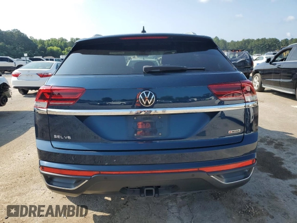 2020 Volkswagen Atlas SEL with VIN 1V2ME2CA9LC208916, listed as a Copart auction lot 58592685 with 111,216 mi miles and Salvage title. Bid and sale history available at DreamBid. Image 6.