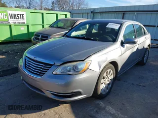 2014 Chrysler 200 LX with VIN 1C3CCBAB7EN209508, listed as a IAAI auction lot 41435883 with 271,090 mi miles. Bid and sale history available at carsss.com. Image 2.