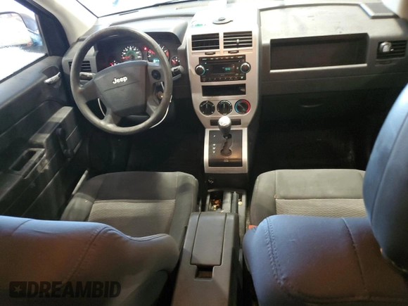 2008 Jeep Compass Sport with VIN 1J8FT47078D665893, listed as a Copart auction lot 44558255 with 138,490 mi miles and Salvage Title. Bid and sale history available at carsss.com. Image 8.