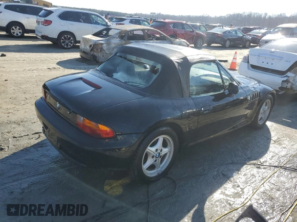 1998 BMW 3 Series 1.9L with VIN 4USCH7320WLE07364, listed as a Copart auction lot 86169014 with 143,597 mi miles and Salvage Title. Bid and sale history available at carsss.com. Image 3.