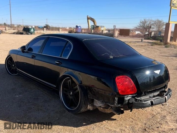 2007 Bentley Flying Spur with VIN SCBBR93W378041112, listed as a Copart auction lot 83393914 with Not Provided miles and Clean Title. Bid and sale history available at DreamBid. Image 3.