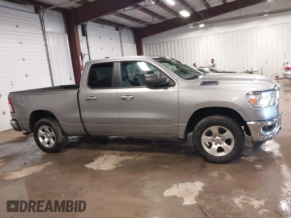 2021 Ram 1500 Big Horn with VIN 1C6RRFBG3MN781025, listed as a IAAI auction lot 41432426 with 59,323 mi miles. Bid and sale history available at carsss.com. Image 14.