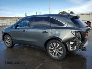 2015 Acura MDX Technology z VIN 5FRYD3H48FB006816, wystawiony jako Copart lot #48035935 z przebiegiem 104 315 mil mil oraz Szkoda całkowita • Salvage title. Historia ofert i sprzedaży dostępna na DreamBid. Obrazek 2.