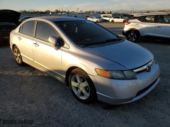 2008 Honda Civic Sdn EX with VIN 2HGFA158X8H354306, listed as a Copart auction lot 42007695 with 150,400 mi miles and Salvage Title. Bid and sale history available at carsss.com. Image 4.