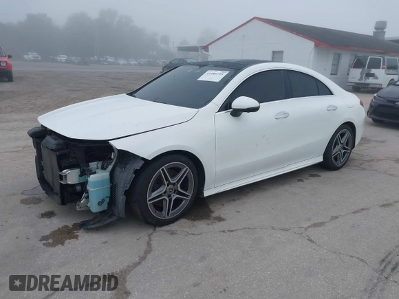 2020 Mercedes-Benz CLA with VIN WDD5J4HB6LN007175, listed as a IAAI auction lot 41480205 with 56,172 mi miles. Bid and sale history available at carsss.com. Image 18.