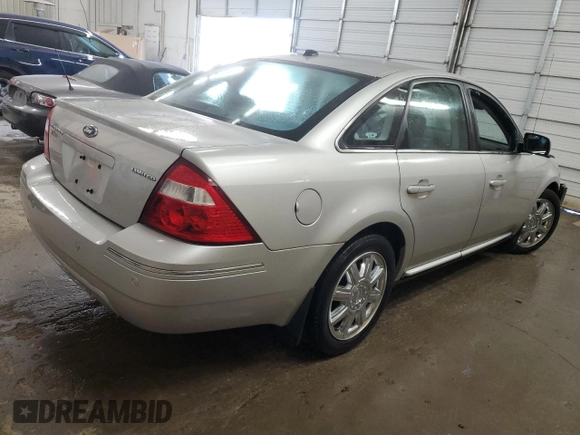 2007 Ford Five Hundred Limited with VIN 1FAHP25187G103458, listed as a Copart auction lot 74236374 with 46,515 mi miles and Salvage Title. Bid and sale history available at carsss.com. Image 3.