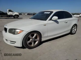 2011 BMW 1 Series 128i with VIN WBAUP7C57BVP21285, listed as a Copart auction lot 49829755 with 137,198 mi miles and Clean Title. Bid and sale history available at carsss.com. Image 1.