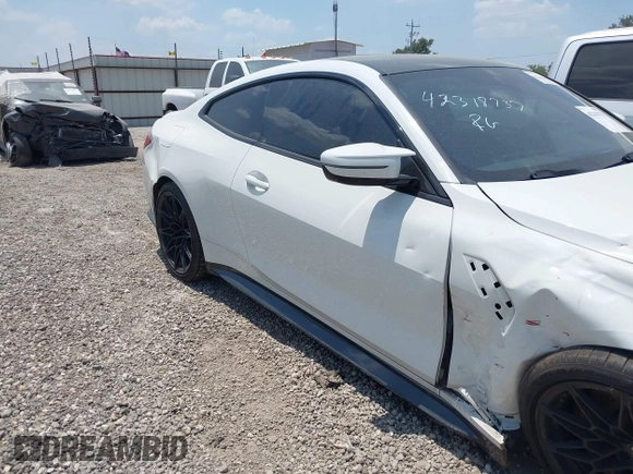 2021 BMW M4 with VIN WBS53AZ02MCH23791, listed as a IAAI auction lot 42318737 with 18,632 mi miles and . Bid and sale history available at DreamBid. Image 13.
