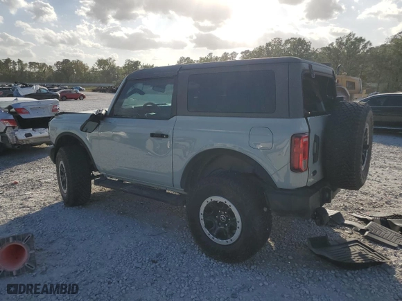 2023 Ford Bronco with VIN 1FMDE5CP0PLB54673, listed as a Copart auction lot 78474604 with 18,325 mi miles and Salvage Title. Bid and sale history available at carsss.com. Image 2.